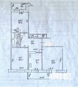 3-к квартира, вторичка, 67м2, 9/9 этаж