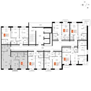 3-к квартира, вторичка, 67м2, 13/19 этаж