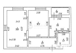2-к квартира, вторичка, 59м2, 17/19 этаж