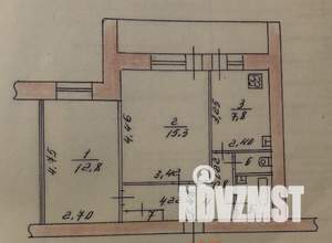 2-к квартира, вторичка, 52м2, 5/9 этаж