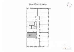 1-к квартира, вторичка, 30м2, 9/22 этаж