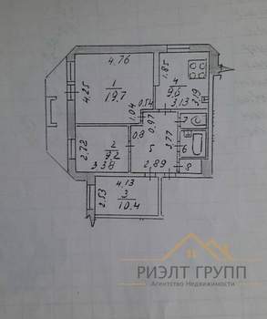 3-к квартира, вторичка, 64м2, 10/18 этаж
