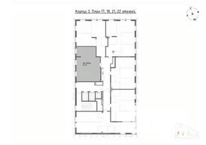 2-к квартира, вторичка, 61м2, 17/22 этаж