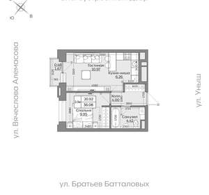2-к квартира, вторичка, 36м2, 7/24 этаж