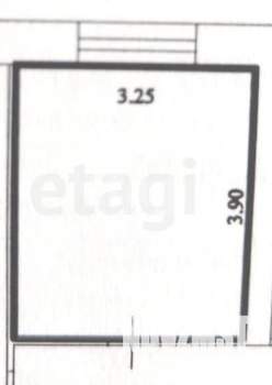 Студия квартира, вторичка, 14м2, 2/2 этаж