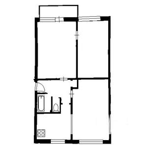 3-к квартира, вторичка, 59м2, 5/5 этаж