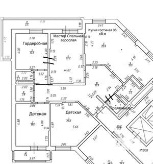 4-к квартира, вторичка, 188м2, 10/14 этаж