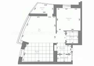 2-к квартира, вторичка, 68м2, 7/19 этаж