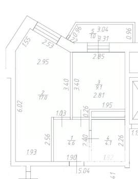 1-к квартира, вторичка, 35м2, 7/9 этаж