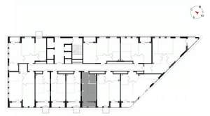 1-к квартира, вторичка, 27м2, 13/23 этаж