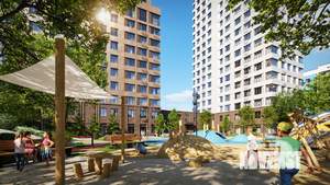 2-к квартира, вторичка, 77м2, 7/21 этаж