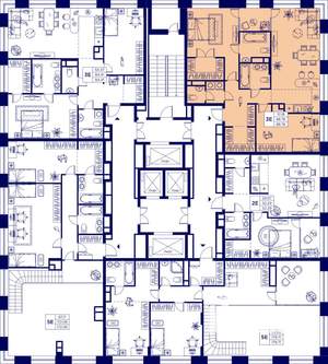 2-к квартира, строящийся дом, 89м2, 21/28 этаж