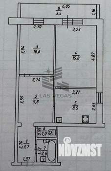 2-к квартира, вторичка, 52м2, 4/10 этаж