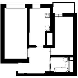2-к квартира, вторичка, 56м2, 22/22 этаж