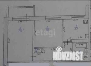 2-к квартира, вторичка, 42м2, 2/10 этаж