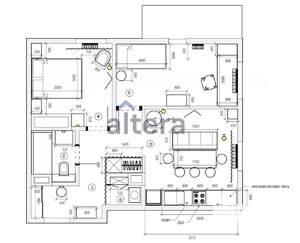 2-к квартира, вторичка, 55м2, 22/24 этаж