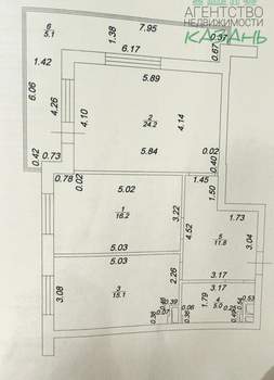 2-к квартира, вторичка, 72м2, 2/23 этаж