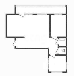 2-к квартира, вторичка, 66м2, 9/11 этаж