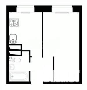 1-к квартира, вторичка, 31м2, 11/19 этаж