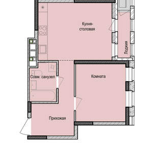 1-к квартира, вторичка, 43м2, 8/23 этаж