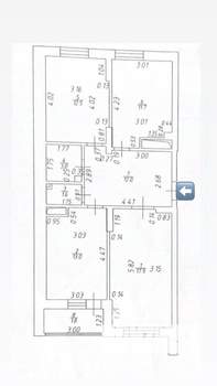 3-к квартира, вторичка, 71м2, 15/18 этаж