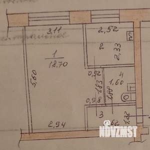 1-к квартира, вторичка, 31м2, 2/5 этаж