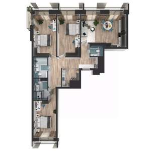 3-к квартира, вторичка, 98м2, 5/25 этаж