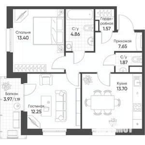 Фото квартиры на продажу (1)