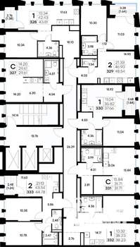 Студия квартира, строящийся дом, 30м2, 12/20 этаж