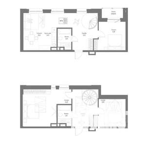 4-к квартира, строящийся дом, 111м2, 2/4 этаж