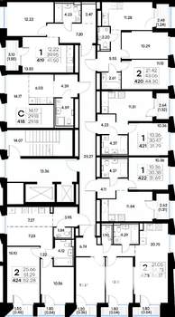 Студия квартира, строящийся дом, 29м2, 6/20 этаж