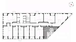 2-к квартира, вторичка, 49м2, 3/23 этаж