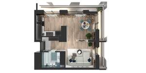 1-к квартира, вторичка, 39м2, 13/25 этаж