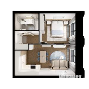 1-к квартира, вторичка, 37м2, 3/8 этаж