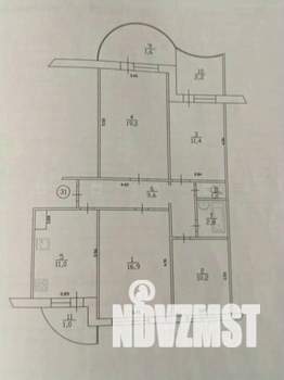 4-к квартира, вторичка, 87м2, 8/10 этаж