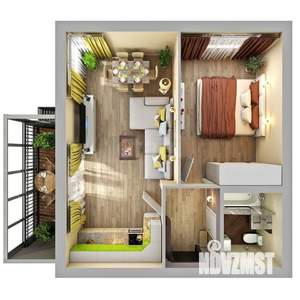 2-к квартира, вторичка, 45м2, 2/19 этаж