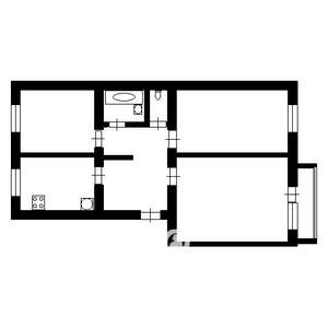 3-к квартира, вторичка, 57м2, 8/9 этаж
