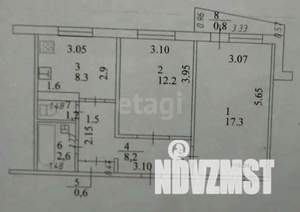 2-к квартира, вторичка, 50м2, 2/9 этаж