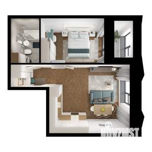 1-к квартира, вторичка, 44м2, 4/10 этаж