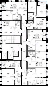 2-к квартира, вторичка, 45м2, 8/20 этаж