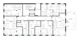 2-к квартира, вторичка, 75м2, 1/5 этаж