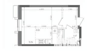 Студия квартира, вторичка, 29м2, 14/22 этаж
