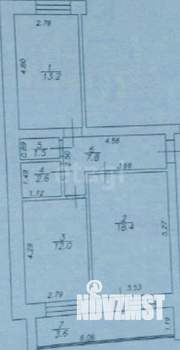 2-к квартира, вторичка, 56м2, 2/9 этаж
