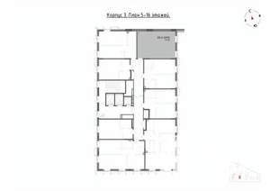 2-к квартира, вторичка, 47м2, 15/22 этаж