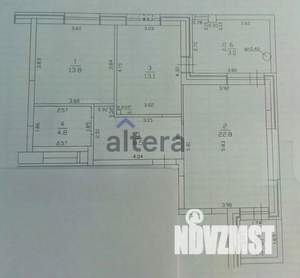 2-к квартира, вторичка, 67м2, 12/21 этаж