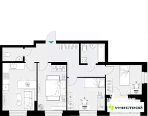 3-к квартира, вторичка, 73м2, 14/18 этаж
