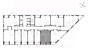 1-к квартира, вторичка, 45м2, 10/23 этаж