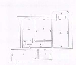 2-к квартира, вторичка, 74м2, 3/5 этаж