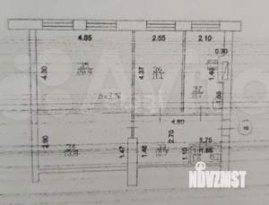 3-к квартира, вторичка, 67м2, 2/3 этаж
