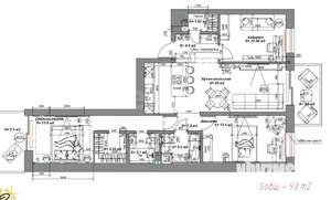 4-к квартира, вторичка, 82м2, 3/8 этаж